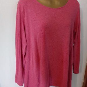 JJill Pure Tunic Red 2X